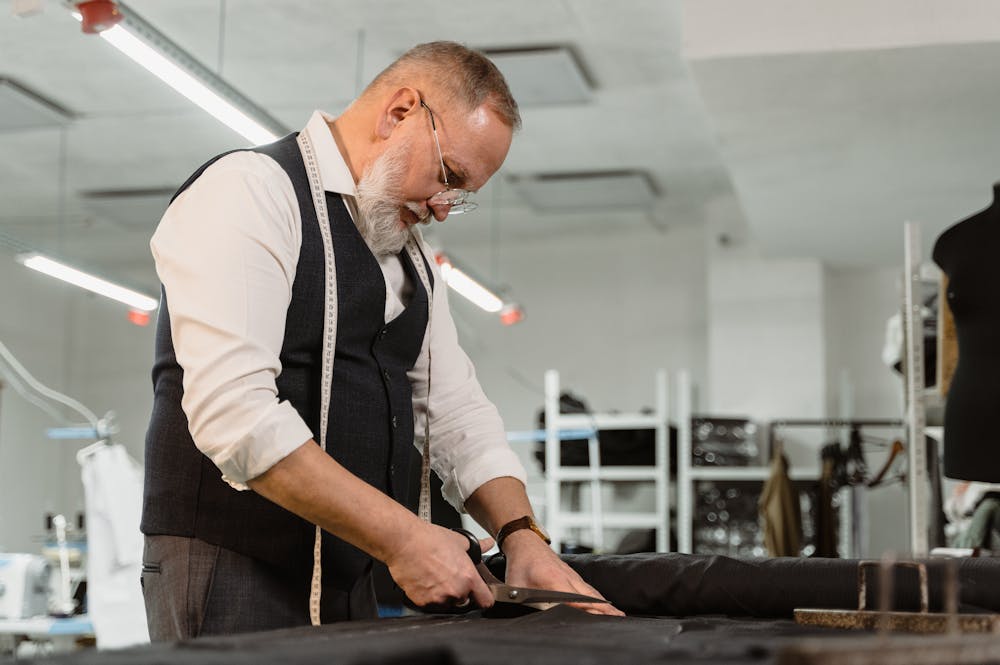 Custom tailoring involves design, alterations modify fit