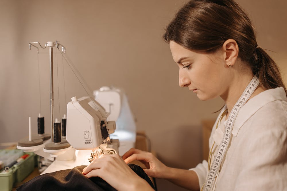 Pants tailoring process to create a custom fit.