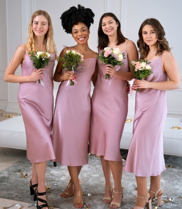 Bridesmaids in weeding